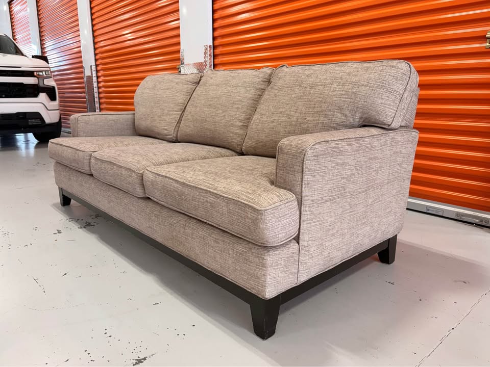 Beige 3-Seat Sofa