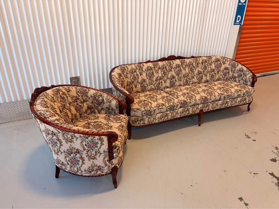 Antique Couch and Chair