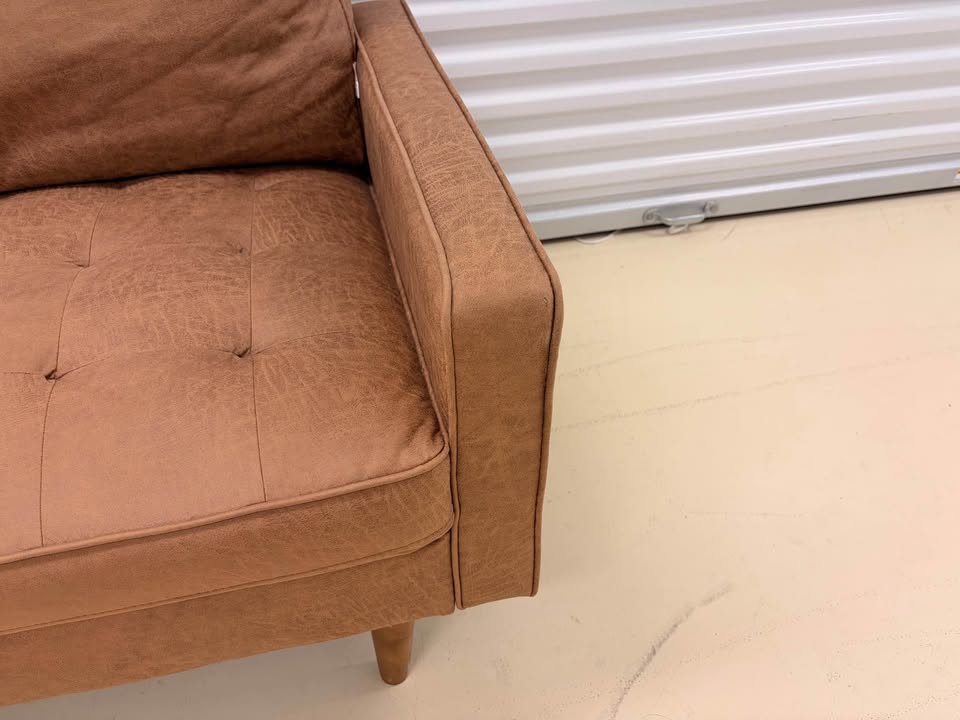 MCM Style Brown Couch