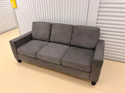 Grey 3-Seater Modern Couch
