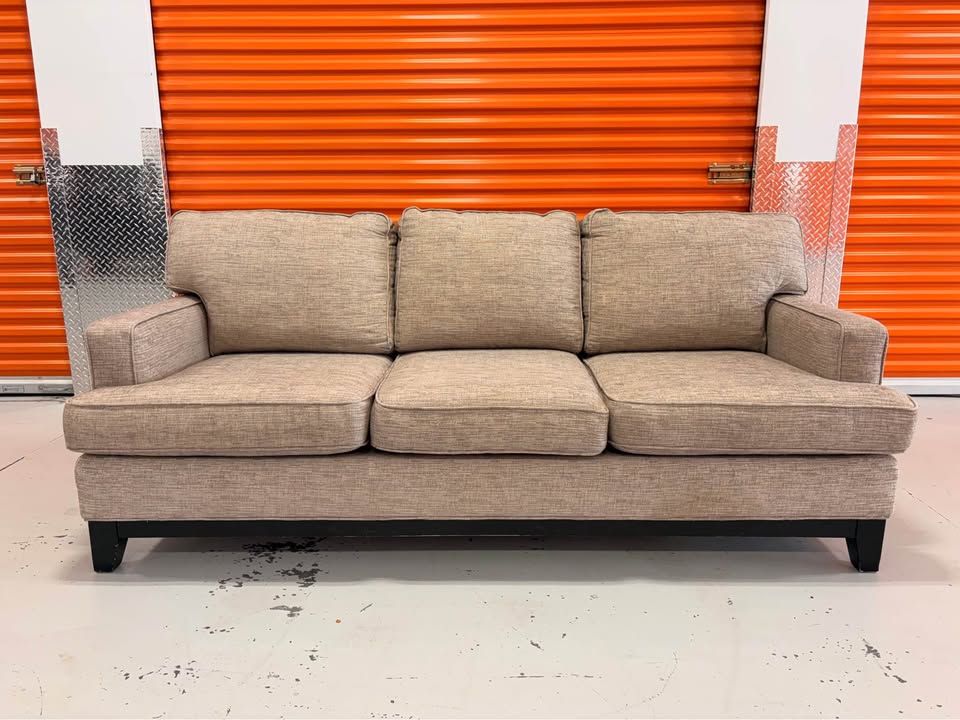 Beige 3-Seat Sofa
