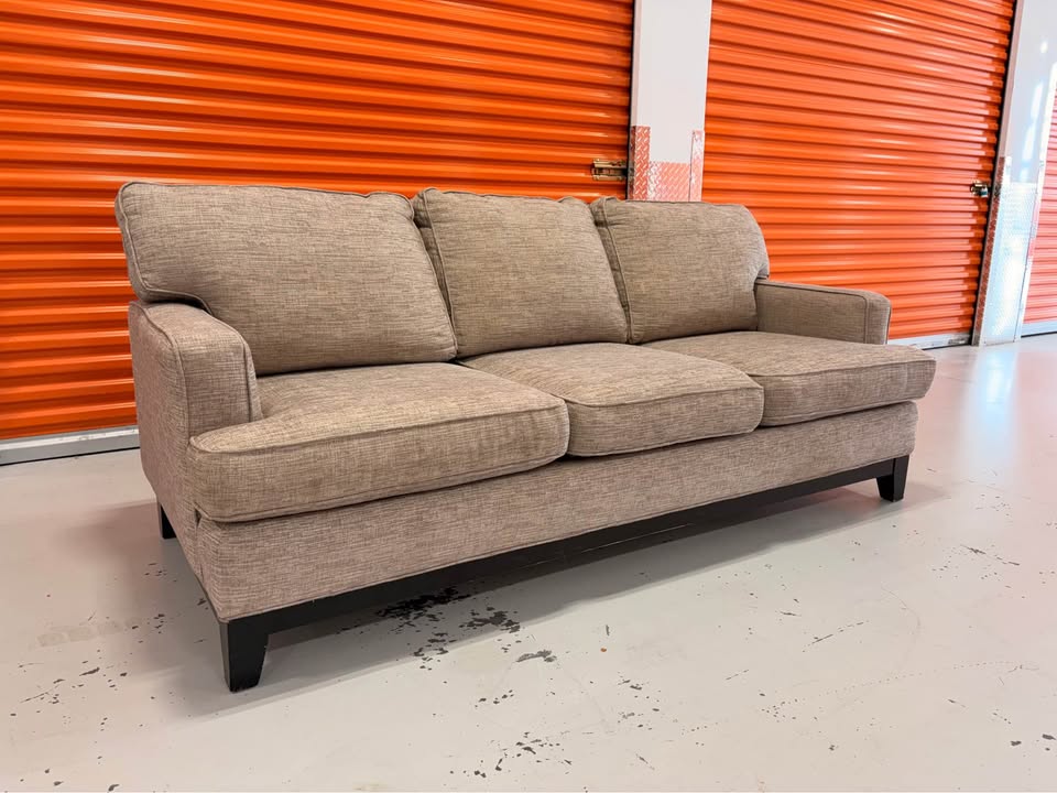 Beige 3-Seat Sofa
