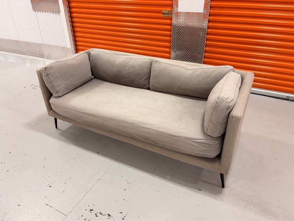 Modern Grey Apartment Sized Couch