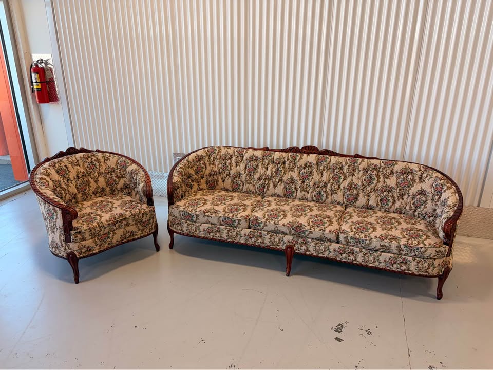 Antique Couch and Chair