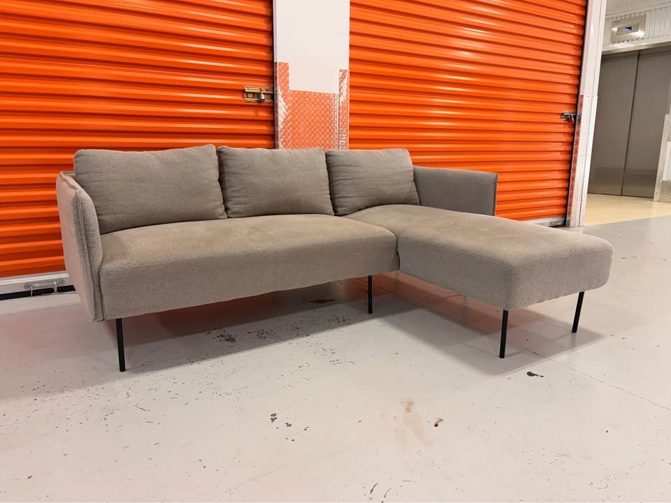 Grey Right Facing Apartment Sized Sectional
