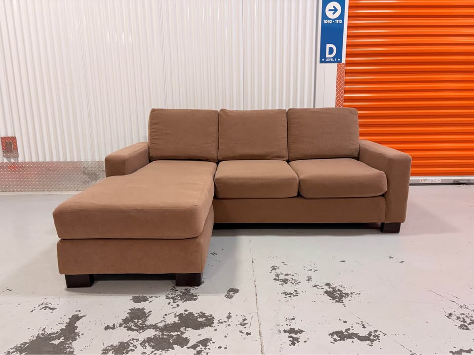 Reversible Brown Apartment Sectional