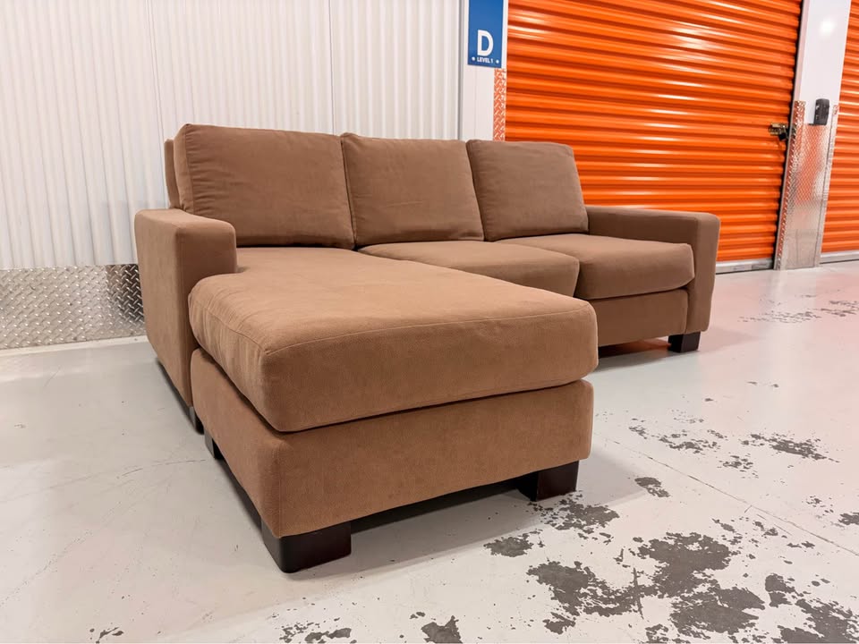 Reversible Brown Apartment Sectional