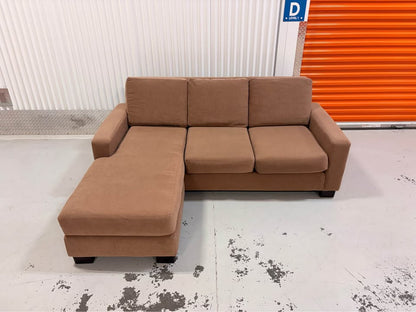 Reversible Brown Apartment Sectional
