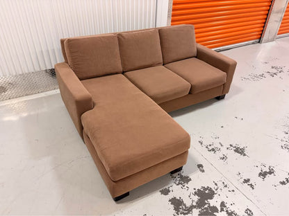Reversible Brown Apartment Sectional