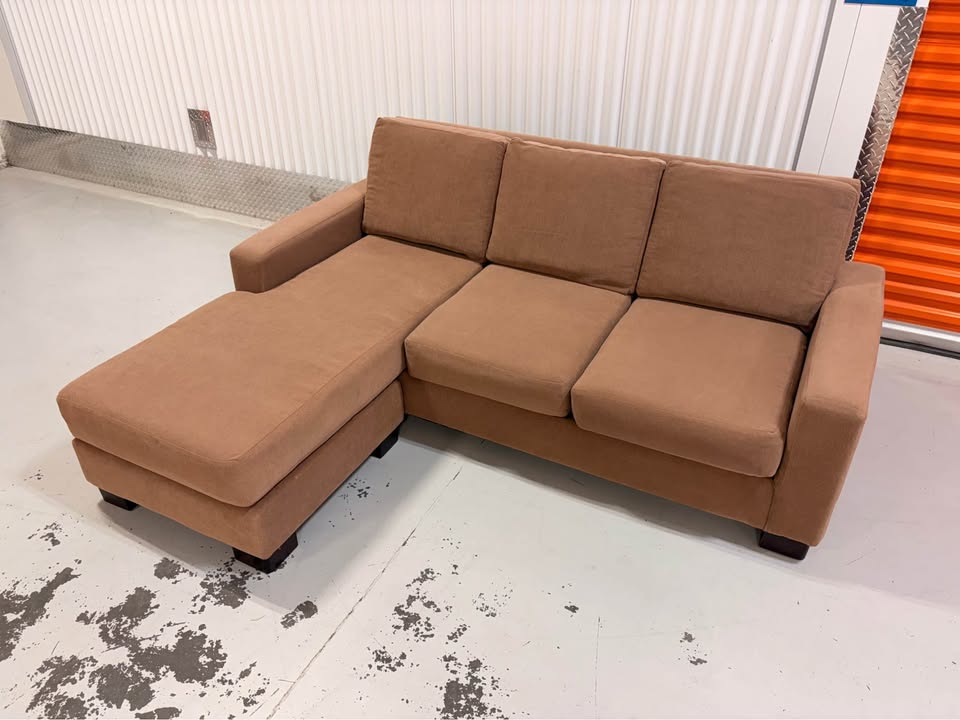 Reversible Brown Apartment Sectional