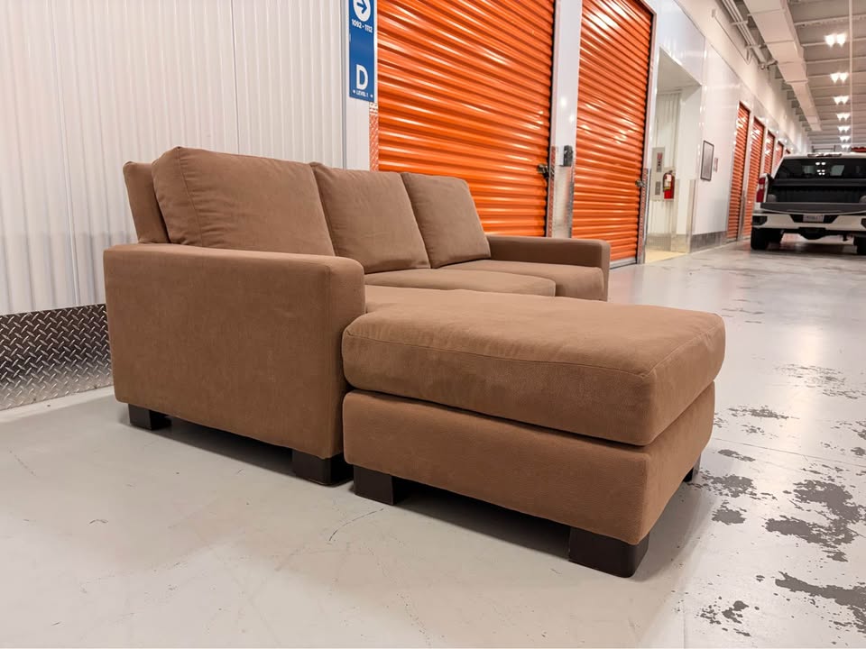 Reversible Brown Apartment Sectional