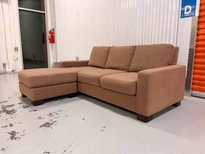 Reversible Brown Apartment Sectional