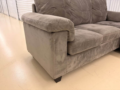 Grey Right Facing Apartment Size Sectional