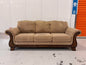 Big Comfy Couch with Wooden Accents