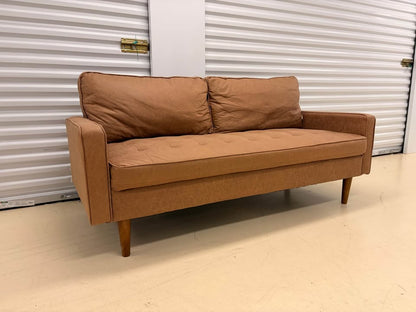 MCM Style Brown Couch