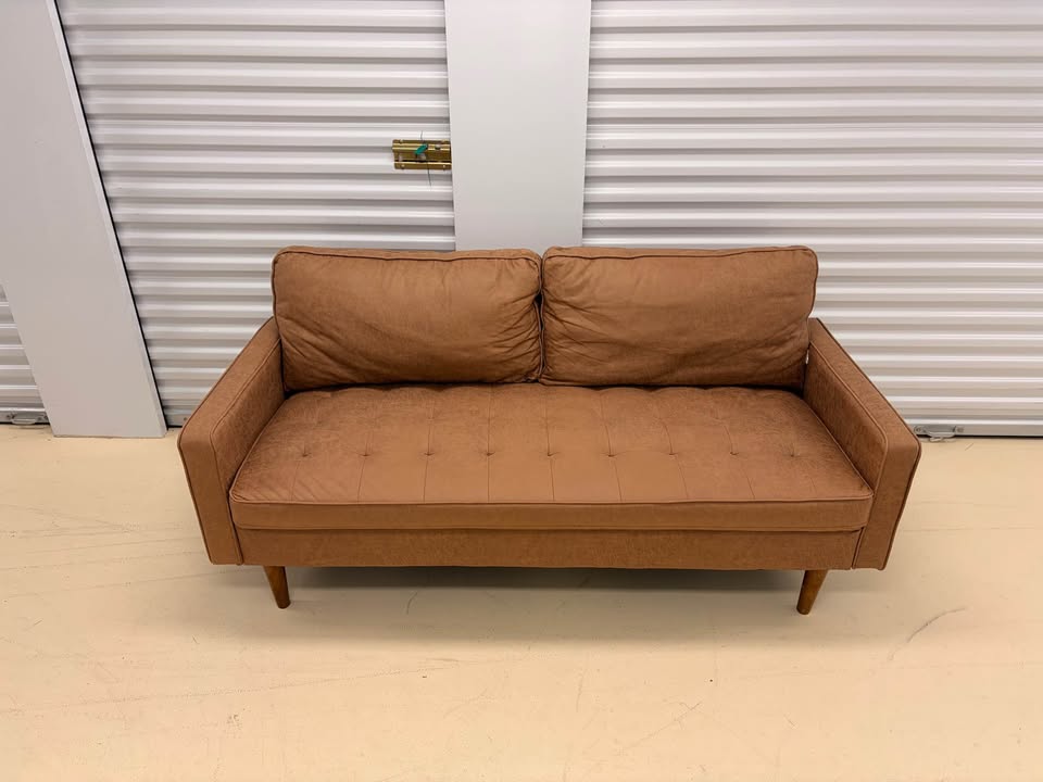 MCM Style Brown Couch