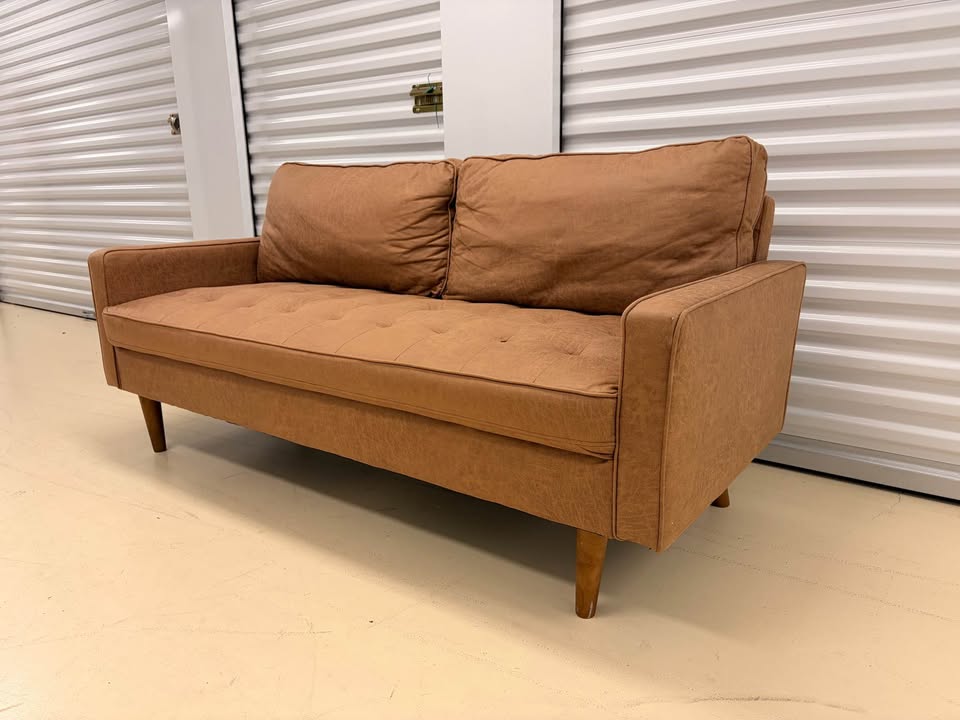 MCM Style Brown Couch