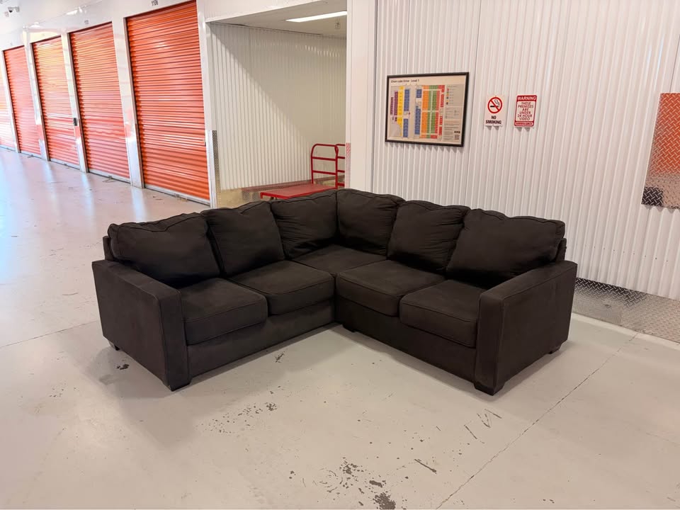 Large Charcoal Grey Sectional