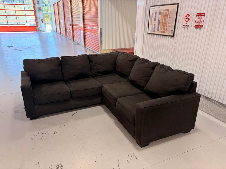 Large Charcoal Grey Sectional