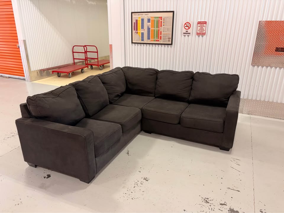 Large Charcoal Grey Sectional