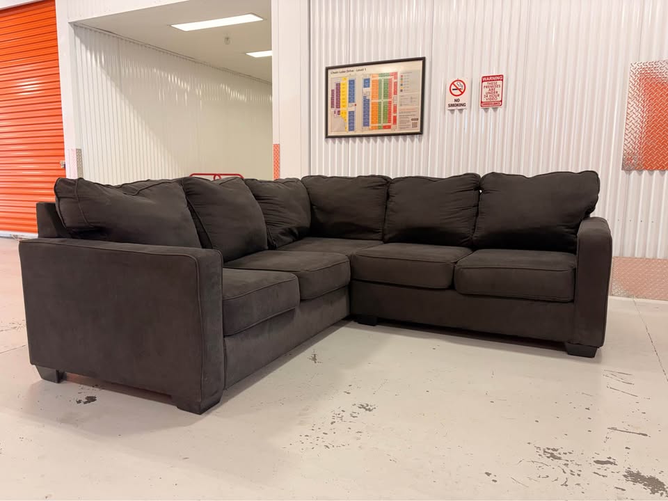 Large Charcoal Grey Sectional