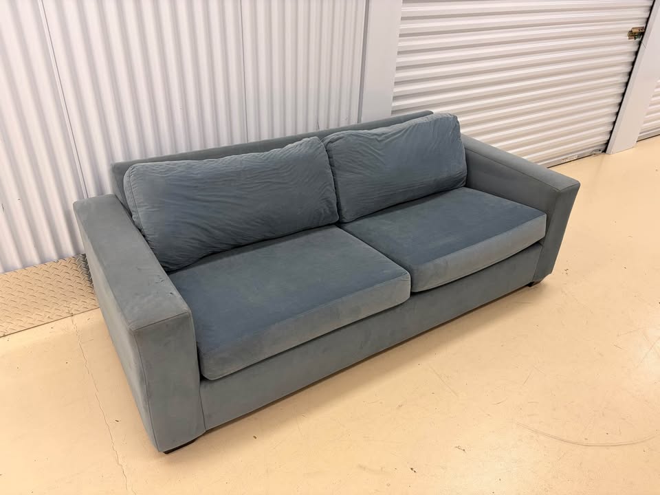 Comfy Light Blue Couch