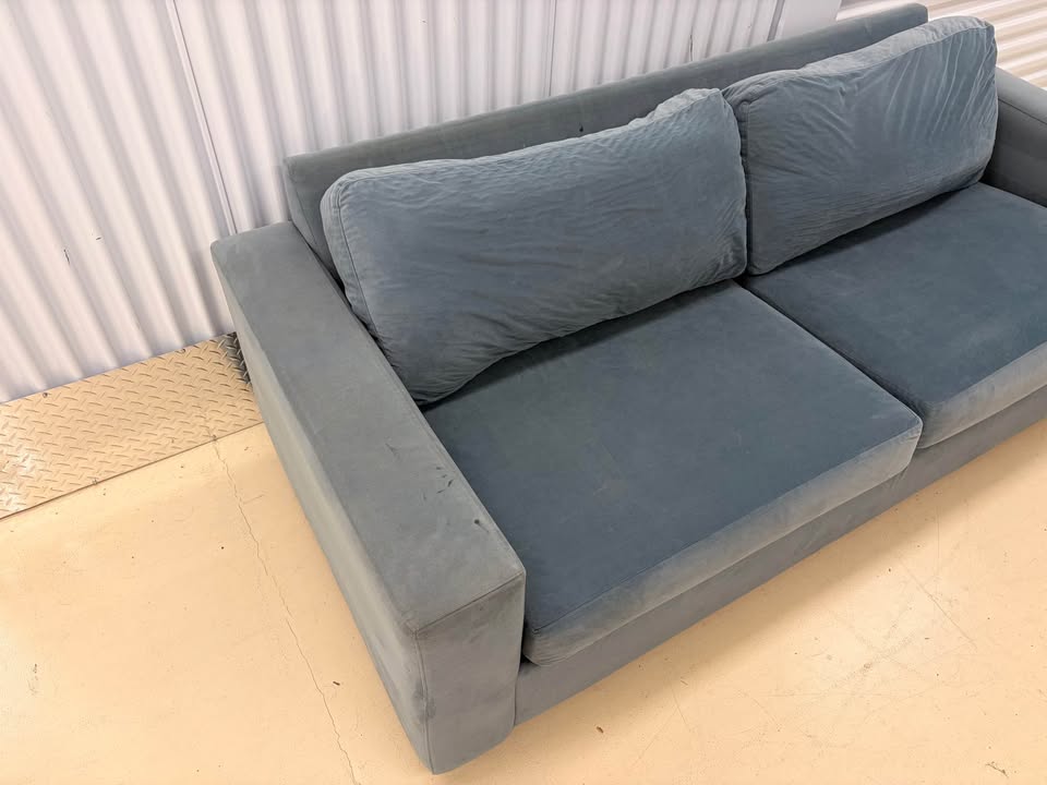 Comfy Light Blue Couch