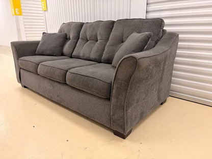 Comfy dark grey couch