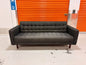 Modern Dark Grey Tufted Couch