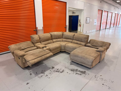 Huge Comfy Sectional with Recliners