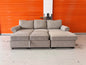 Comfy Pullout Sectional with Storage Chaise