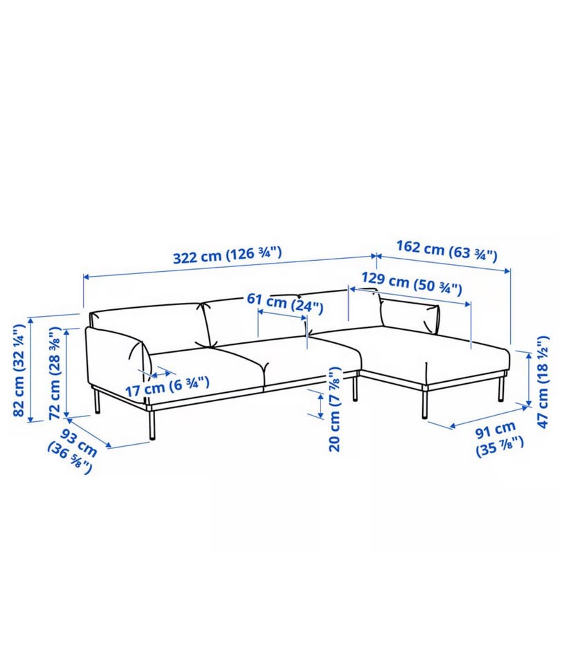 Comfy IKEA APPLARYD Sectional