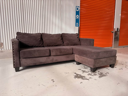 Big Reversible Brown Sectional