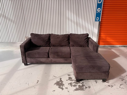 Big Reversible Brown Sectional
