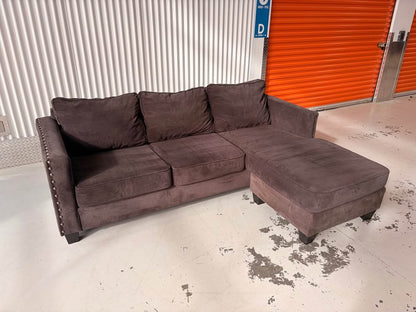 Big Reversible Brown Sectional