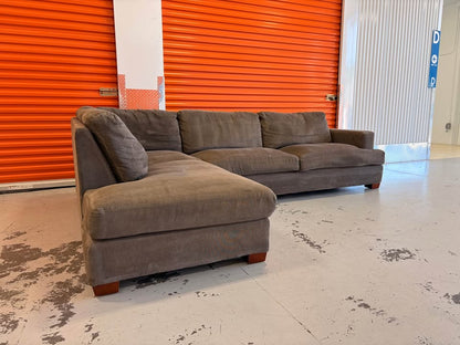 Big Comfy Left Facing Sectional