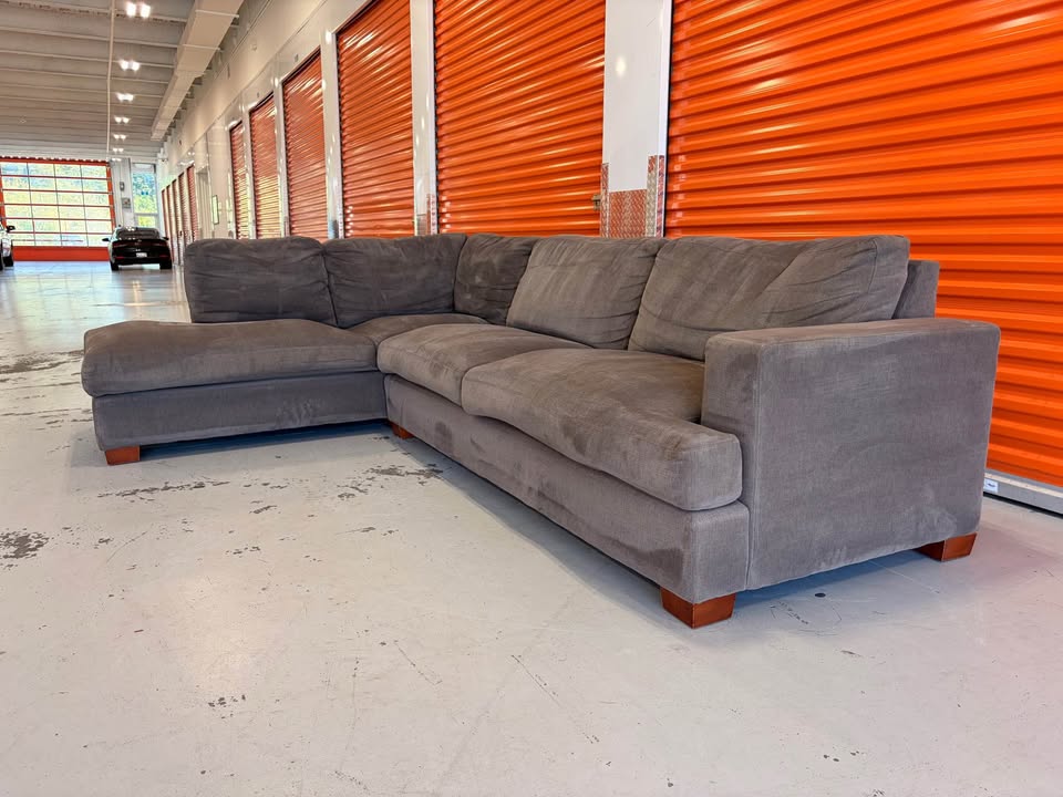 Big Comfy Left Facing Sectional