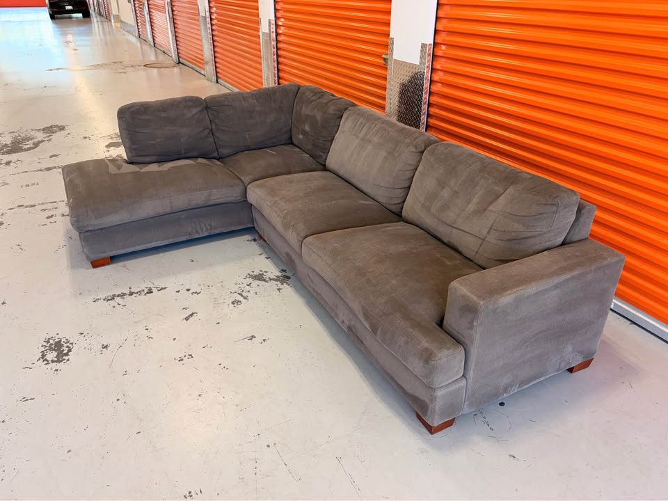 Big Comfy Left Facing Sectional