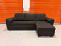 Comfy Black Pullout Sectional with Storage