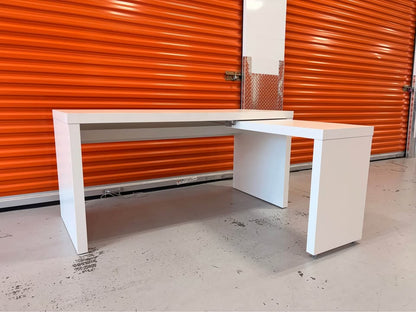 Retractable L Shape Desk