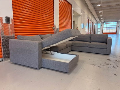 Huge Comfy Sectional with Storage Chaise