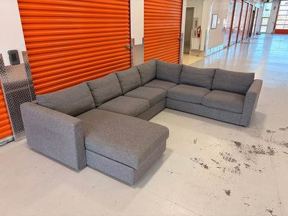 Huge Comfy Sectional with Storage Chaise