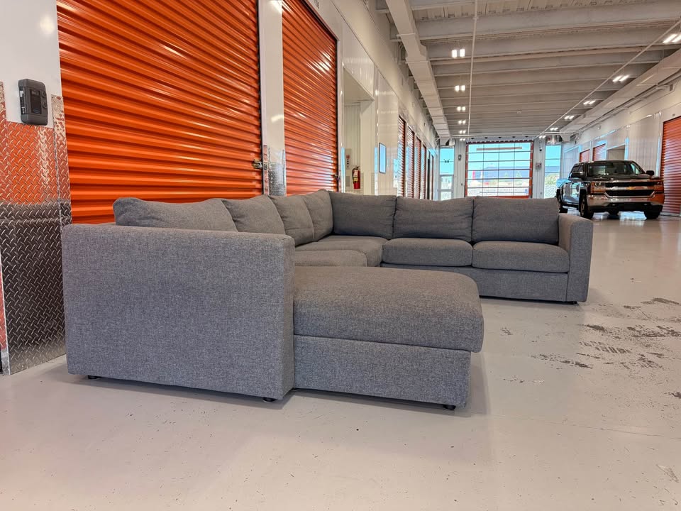Huge Comfy Sectional with Storage Chaise