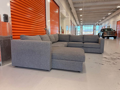 Huge Comfy Sectional with Storage Chaise