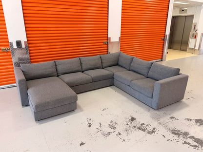 Huge Comfy Sectional with Storage Chaise
